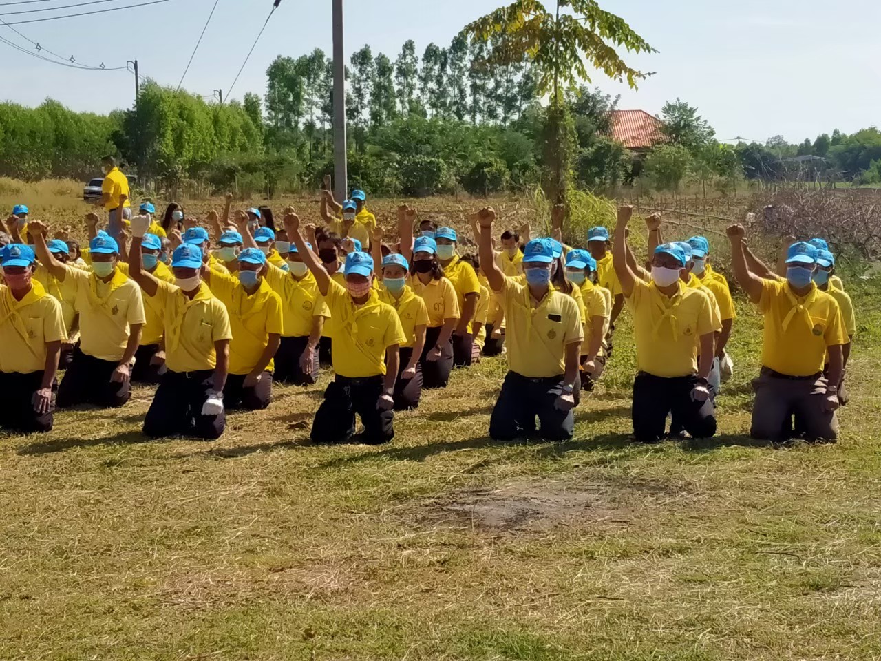 โครงกาารจิตอาสาตามพระราชดำริ 