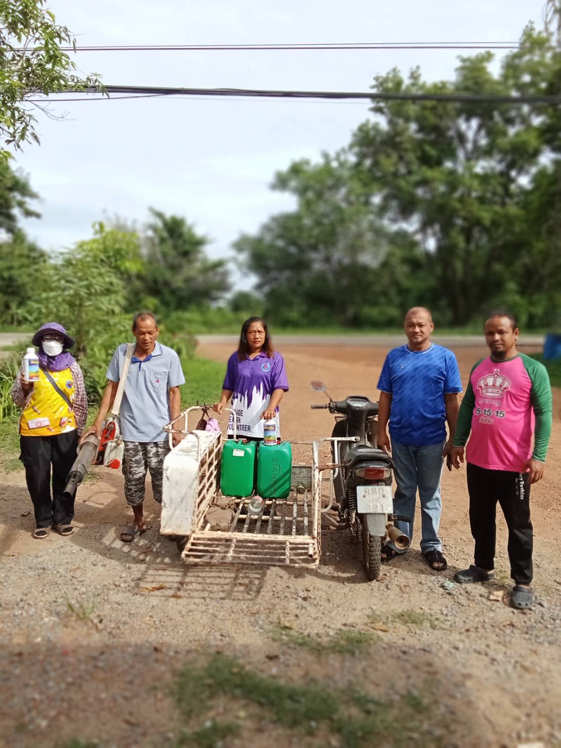 โครงการรณรงค์ป้องกันโรคไข้เลือดออก หมู่ที่ 6 บ้านสันติสุข