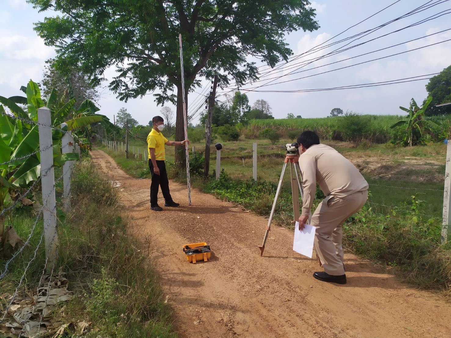 ลงพื้นที่สำรวจถนนน้ำท่วม เพื่อป้องกันปัญหาน้ำท่วมในฤดูน้ำหลาก