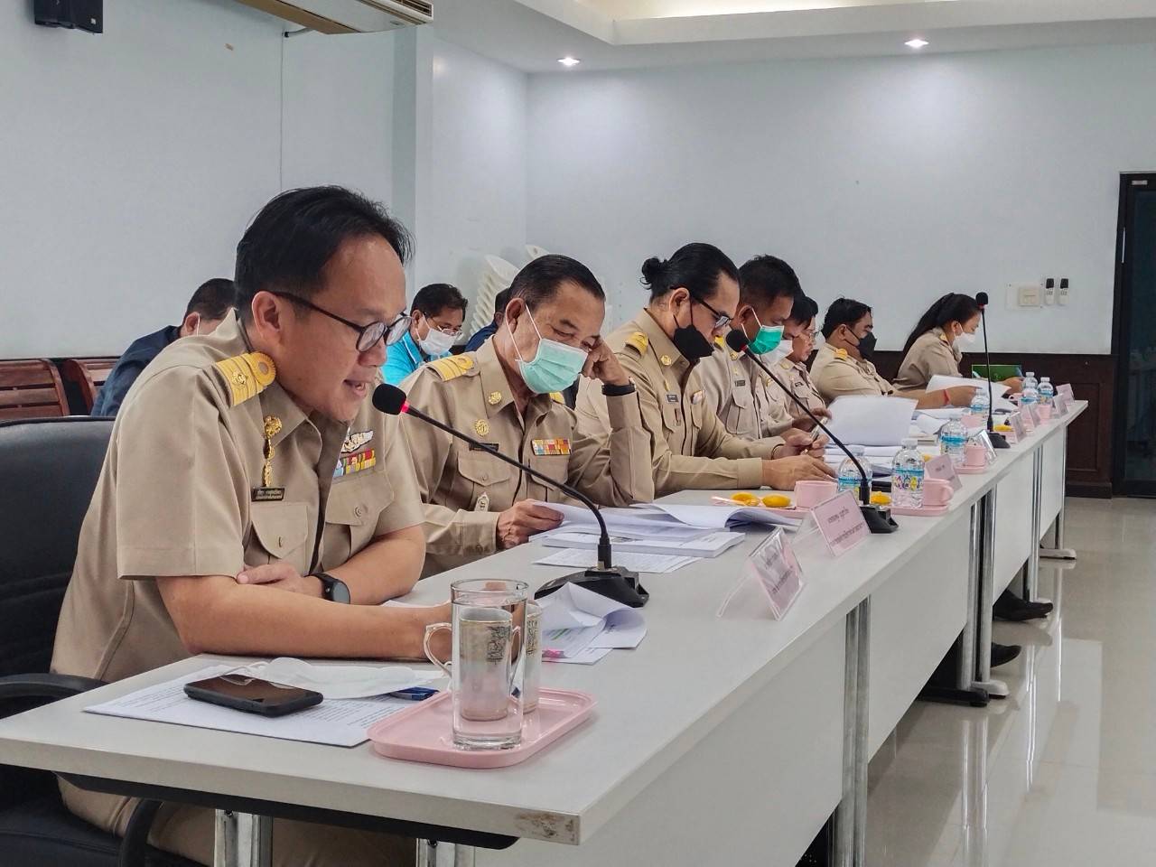 ประชุมสภาองค์การบริหารส่วนตำบลเขาฉกรรจ์ สมัยสามัญ สมัยที่ 3 ครั้งที่ 1 ประจำปี 2565